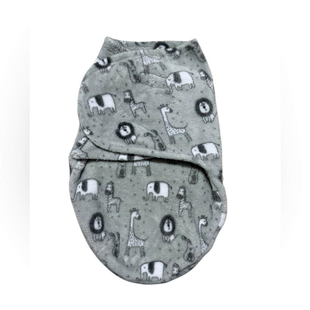 Safari Animals Cozy Baby Fleece Swaddle